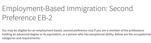 screen shot from USCIS website for Gasparian Spivey Immigration