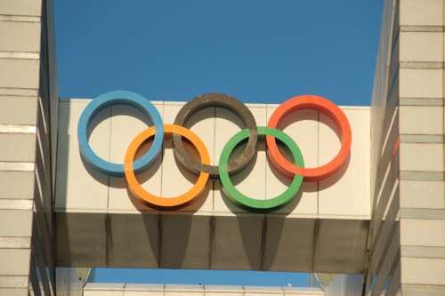 image of the olympic rings