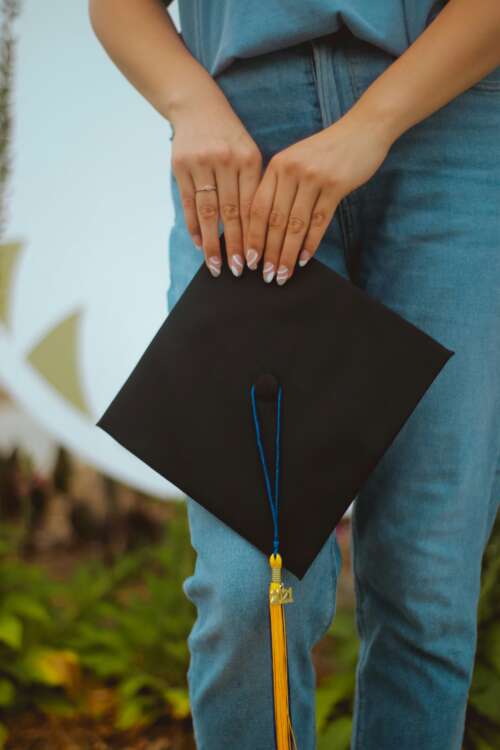 graduation cap photo