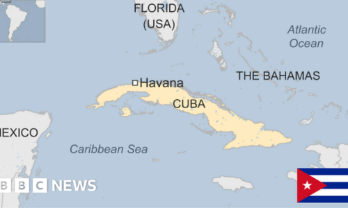 map of Cuba