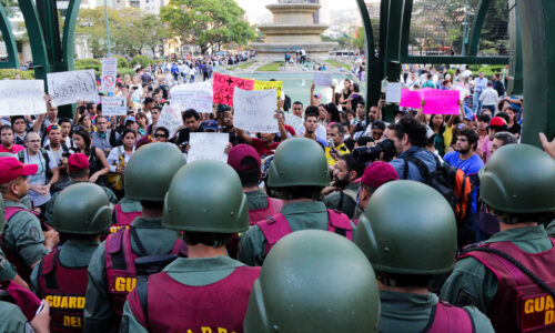 Protesters In Front Of Police Wikipedia