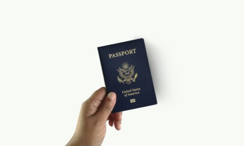 photo of a U.S. passport