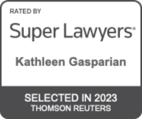 Super Lawyers badge for Kathleen Gasparian of Gasparian Spivey Immigration